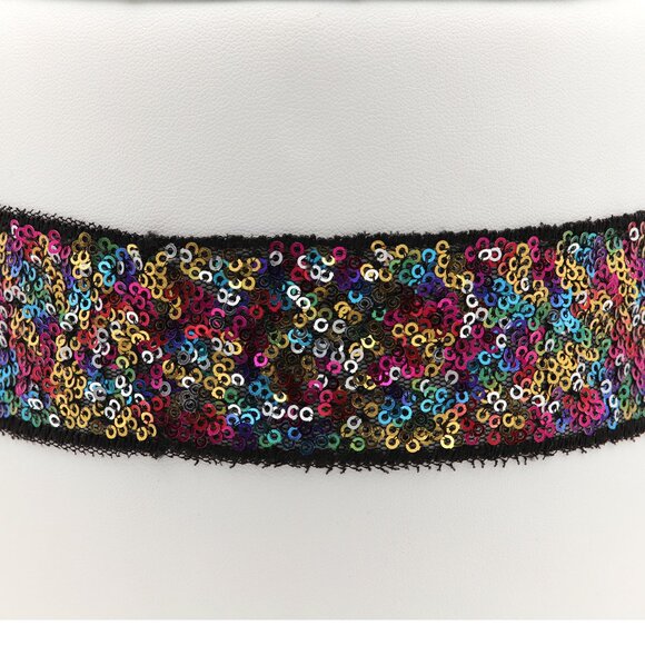 Multi Color Choker Adjustable Brilliant Colors Chokers (#61) - Picture 5 of 11